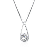 Droplet Moissanite Pendant