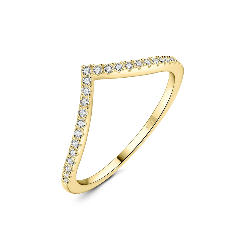 Arrow Moissanite Ring