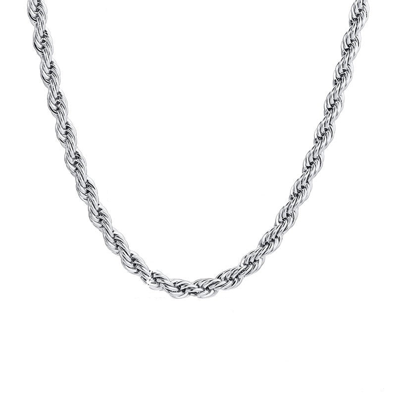 Minimalist Twist Rope Chain
