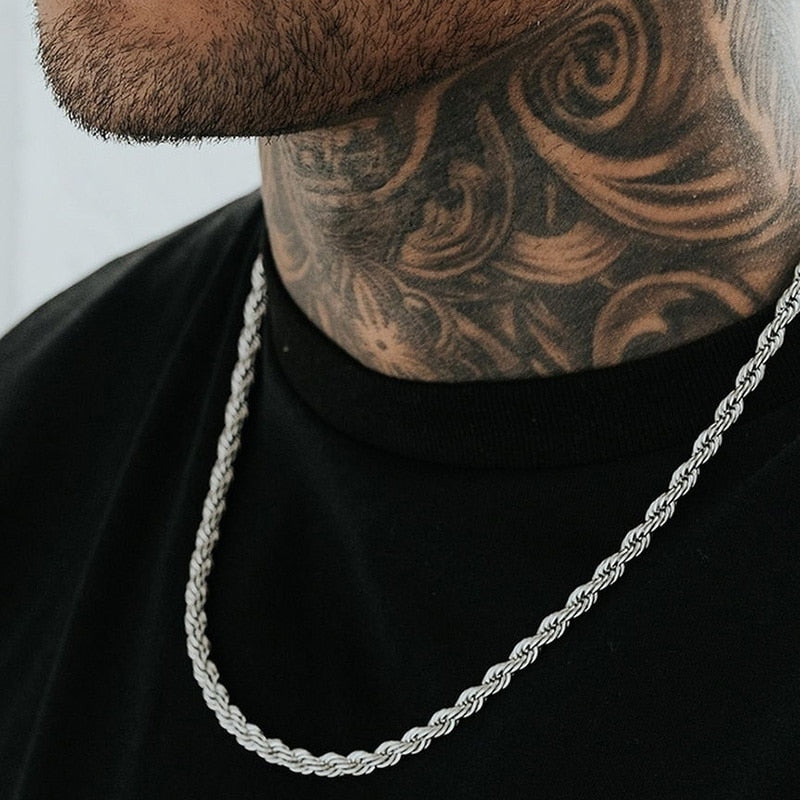 Minimalist Twist Rope Chain