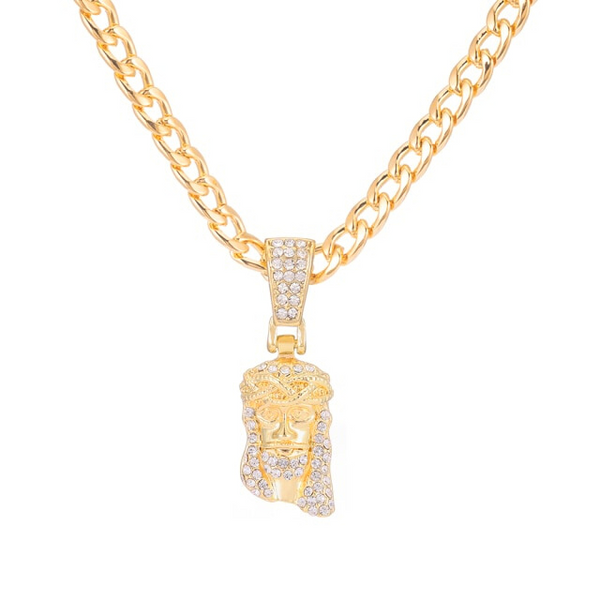 Jesus Pendant Tennis Necklace