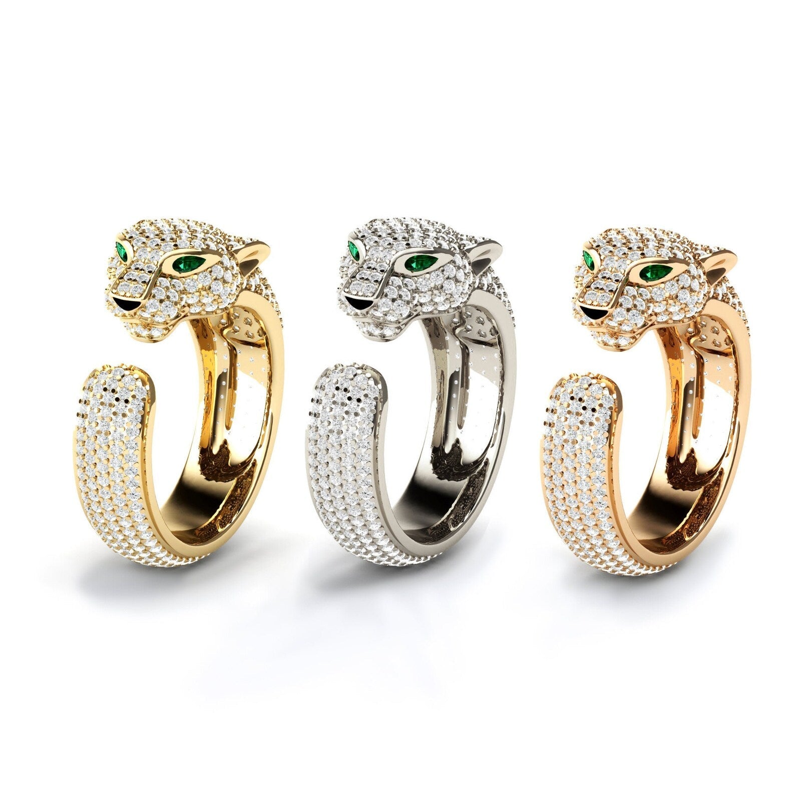 Jaguar Diamond Ring