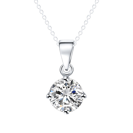 Round Diamond Necklace